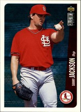 1996 Collector's Choice St. Louis Cardinals Baseball Card #284 Danny Jackson