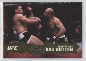 2009 Topps UFC Round 2 Gold Bas Rutten #51 Rookie RC