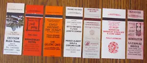 PRINCE ALBERT, SASKATCHEWAN MATCHBOOK COVERS: LOT OF 7 EMPTY MATCHCOVERS -D - Picture 1 of 1