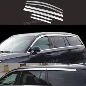For Lincoln Aviator 2020-2024 silver Window Visors Sun Rain Guard Vent Deflector - Bild 1 von 7