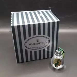 NEW - Waterford Crystal Jewels Miniature Pear Retired Rare MSP $98 - Picture 1 of 2