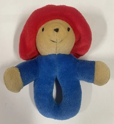 Anillo de peluche vintage PADDINGTON BEAR para bebé sonajero 6,25" Eden Foto 1 de 2
