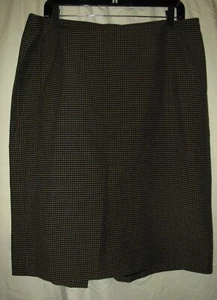 Ellen Tracy Anzugrock strukturiert Punkte neu ohne Etikett schwarz 14 - Bild 1 von 2