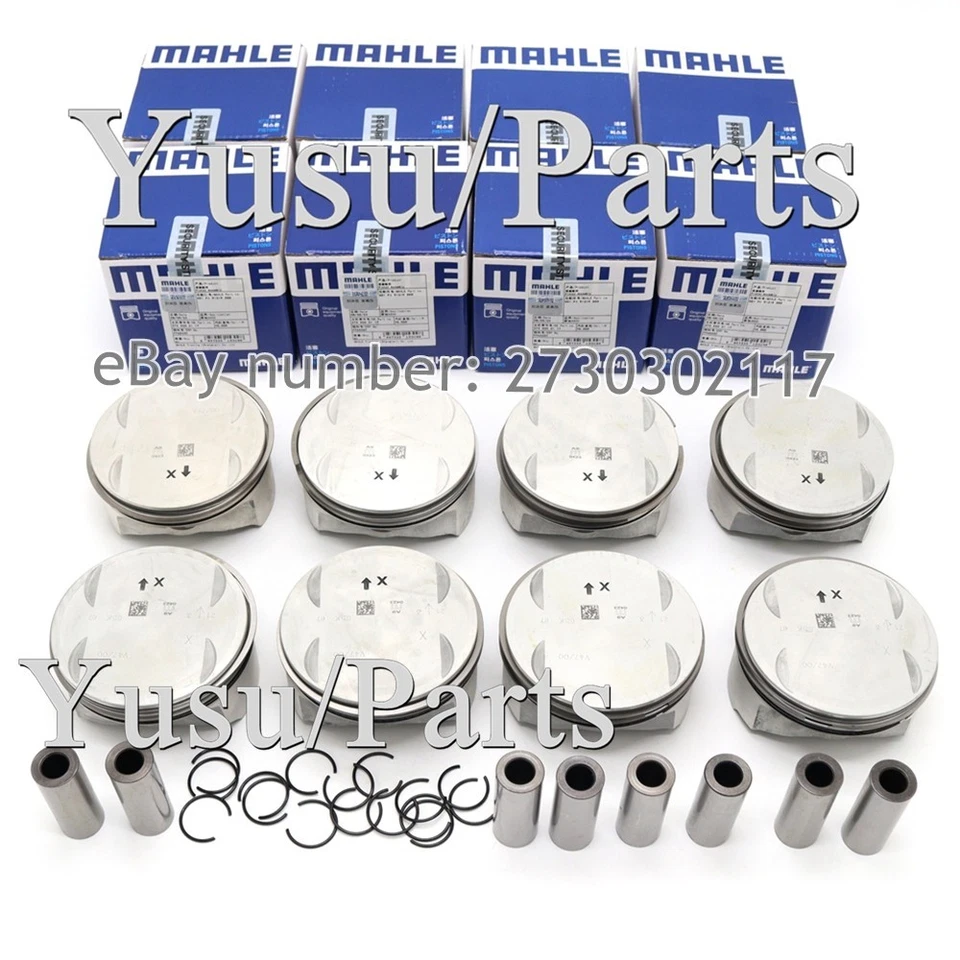 Juego de 8 anillos de pistón Mahle para Mercedes-Benz E500 G500 W211 W212 M273 W463 5,5 L Foto 1 de 4