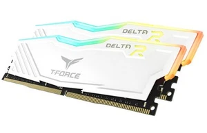 Team T-Force Delta RGB 16GB (2x8GB) 3200MHz CL16 DDR4 White - Picture 1 of 2