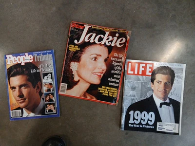 John F Kennedy Jr  Lot: People Tribute Summer 1999 & LIFE 1999 Year In Pictures  - Image 1 of 4