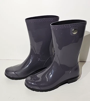 Botas de Goma UGG Para Mujer Sienna "Nightfall" Impermeables Invierno Lluvia - Talla 6 Foto 1 de 4