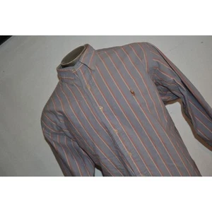 VINTAGE Polo Ralph Lauren Oberhemd Herren Gr. XL blau gestreift Baumwolle - Bild 1 von 9