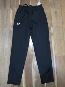 Under Armour 1352031 Men's Black Mesh Lined Loose Fit Vital Woven Pants Sz M - Picture 1 of 11