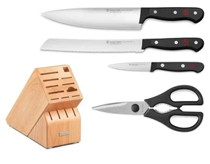 WÜSTHOF Gourmet 5Pc Block Set  New in Box - Picture 1 of 7