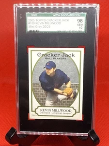 2005 Topps Cracker Jack Mini Red Indians Kevin Millwood 20/25 SGC 10 GEM - Picture 1 of 6
