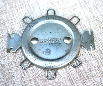 Vintage Kastar Spark Plug Gap Tool Gauge USA Made - Image 1 of 2