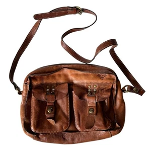 Patricia Nash Leathe Crossbody Bag Teramo Satchel Academia Retro Classic Quality - Picture 1 of 10