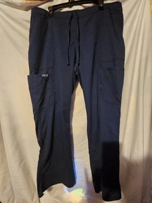 Calça esfoliante feminina tamanho XL azul marinho Cherokee - Imagem 1 de 4