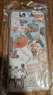 Cow Western Pixel 7 Pro Phone Case - Image 1 of 2