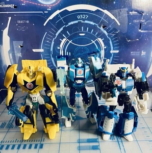 Transformers Robots In Disguise Strong Arm, Bumblebee, & Blur (2015) Pre-Owned - Picture 1 of 23
