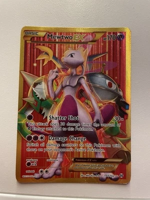 Mewtwo EX (164 Secret Full Art) 164/162 Breakthrough Holo - Image 1 of 2