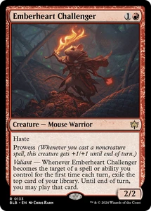Emberheart Challenger (FOIL) x1 - MTG Bloomburrow BLB #133 - Picture 1 of 1