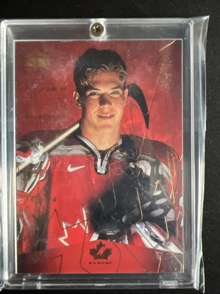 1998 Upper Deck Program of Excellence UD Exclusives /100 Taylor Pyatt Rookie RC - Image 1 of 4