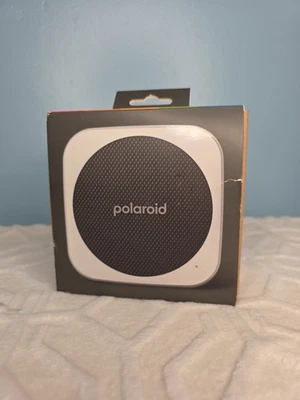 Polaroid P1 Portable Bluetooth Speaker with Carabiner (Black & White) - Image 1 of 4