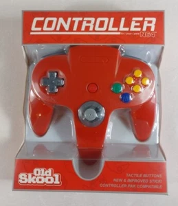 Controller Remote In Red For N64 Brand New OLD SCHOOL. - Picture 1 of 2
