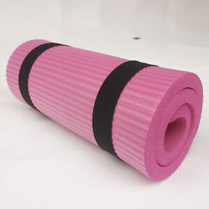 15MM Yoga Mat Non-Slip Exercise Fitness Pilates Camping Gym Meditation EVA Pad 