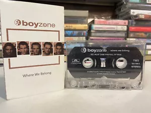 Boy Zone Where we belong cassette tape PolyGram 1998 Thailand Press Tested - Foto 1 di 3