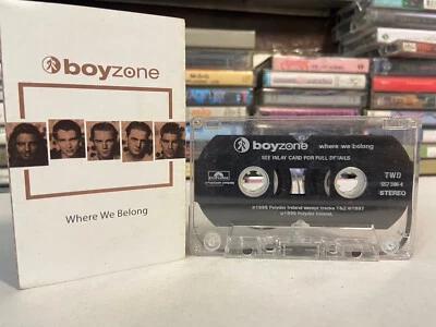 Boy Zone Where we belong cassette tape PolyGram 1998 Thailand Press Tested - Image 1 of 3
