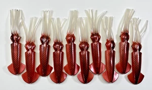 3-D Tintenfische 7" Weichkunststoffköder - 10er Pack - NATURAL - Bild 1 von 1
