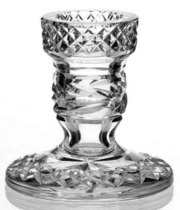 GLANDORE by WATERFORD CRYSTAL 3" Single Light Candlestick - Picture 1 of 3