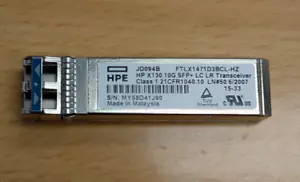 HPE Networking X130 10G SFP+ LC LR Transceiver (JD094B) - Picture 1 of 1