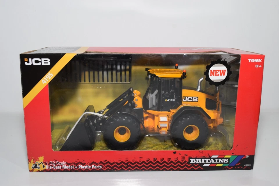 CARGADORA DE RUEDAS PALA B4 1:32 GRAN Bretaña 43223 jcb 419s 419 s sin usar, en caja 1 Foto 1 de 4