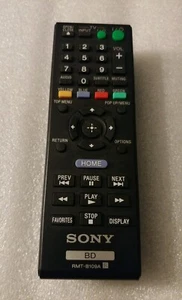 OEM Sony RMT-B109A/RMTB109A DVD Blue-Ray Remote Control - Picture 1 of 1