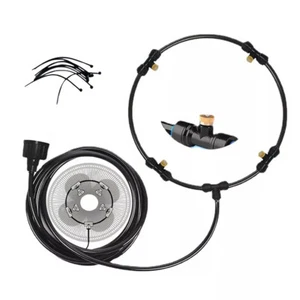 Fan Misting System Kit Outside Patio Fan Ring Mist Cooling Adapter Connect Kit - Picture 1 of 12