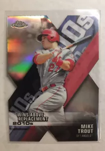 Topps Chrome Mike Trout 2020 #DOD-1 Decade of Dominance troquelado - Imagen 1 de 2