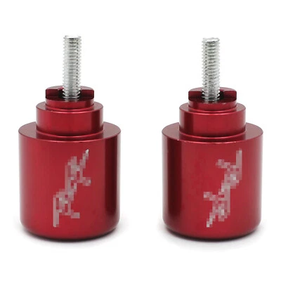 SE- Red Bar End RR Compatible With Honda CBR600RR CBR1000RR VFR800 CBR900RR/ Gol - Image 1 of 4