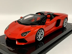 1/18 MR Collection Lamborghini Aventador LP700 Roadster Orange Carbon FM16 - Picture 1 of 7