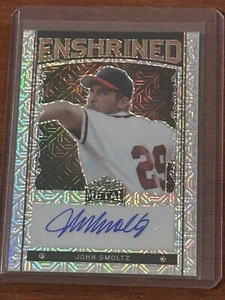 2022 Leaf Metal Enshrined Autographs JOHN SMOLTZ Auto 1/1 Silver MOJO Braves HOF - Picture 1 of 5