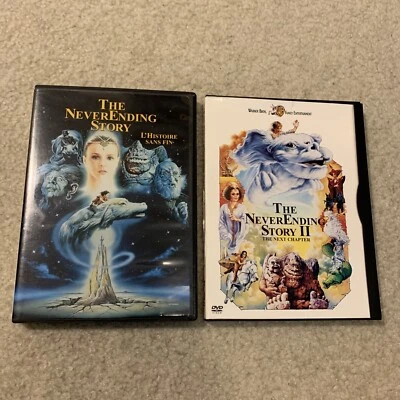 The Neverending Story Movies Series 1 and 2 DVD Lot Warner Bros - Image 1 of 4