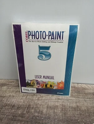 Corel Photo Paint 5 User Manual New-Old Stock (Sealed) - Image 1 of 4