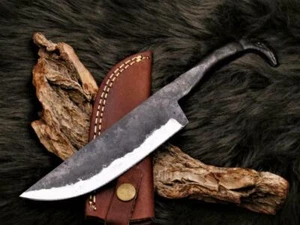 Mittelalter Messer, Handgeschmiede Wikinger handgeschmiedet Vogelkopf 606EA - Bild 1 von 11