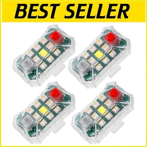 Rechargeable Drone Strobe Light Set - 500 Lumen LED for Night Flying (4 Units) - Picture 1 of 8