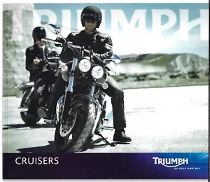 Triumph Cruisers 2010-11 UK Market Sales Brochure Speedmaster Thunderbird Rocket - Picture 1 of 1
