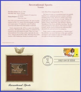USA2 #2964 U/A GOLDEN REPLICA FDC Tennis - Picture 1 of 1