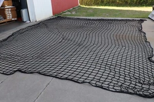 Baynets  InCord 16.50x21.16 ft BLACK HTPP  BAYNETS CAGE NET SAFETY NET - Picture 1 of 10
