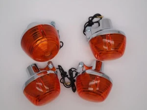 Honda CB400f Set Of 4 Indicators / CB CJ Blinkers Winkers -- D4-06 - Picture 1 of 4