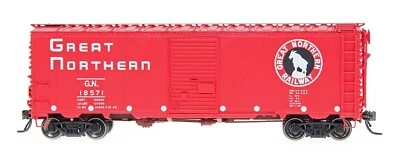 Great Nothern 12 Panel 40ft Box Car HO Intermountain 19114 - Image 1 of 2