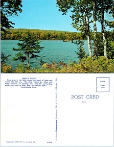 Land O' Lakes MN Lake Region Vintage PC Chrome - Picture 1 of 1