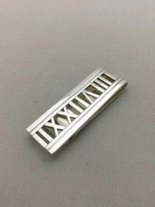TIFFANY&Co. Tiffany Open Atlas Money Clip Silver 925 #697 - Picture 1 of 7