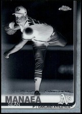 2019 Topps Chrome Sean Manaea Negative Refractor #170